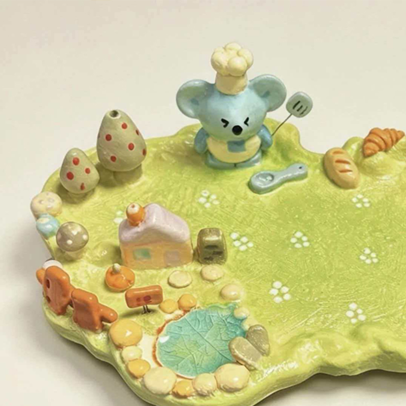 幼儿园陶艺课教具材料套装小学社团陶艺课程材料陶艺课件 陶艺教学少儿陶艺作品