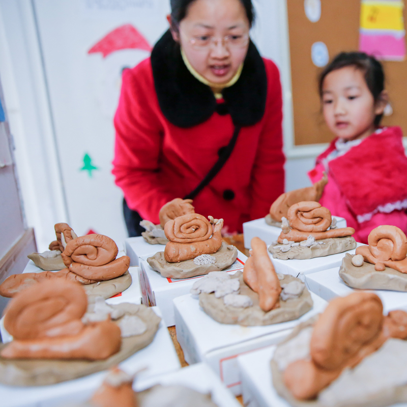 幼儿园陶艺课程 大班陶艺课程 家长好评